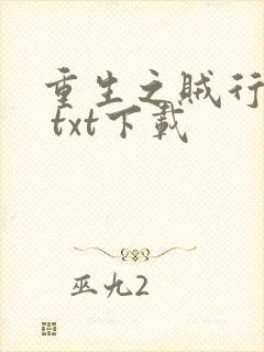 重生之贼行天下 txt下载