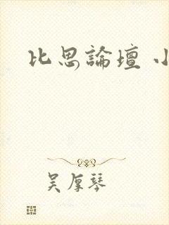 比思论坛 小说