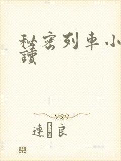 秘密列车小说阅读