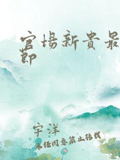 官场新贵最新章节