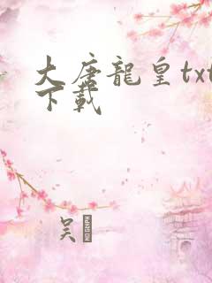 大唐龙皇txt下载