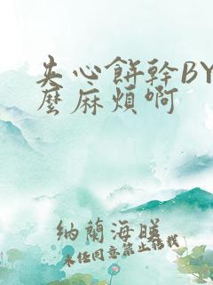 夹心饼干BY这么麻烦啊