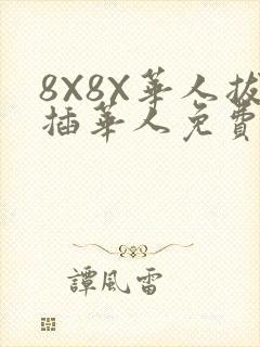 8X8X华人拔插华人免费