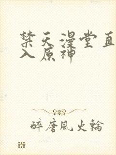 禁天漫堂直接进入原神