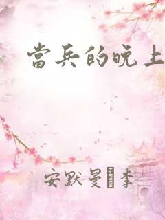 当兵的晚上太猛