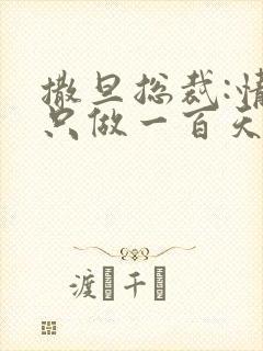 撒旦总裁:情人只做一百天