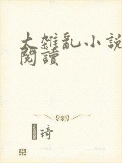 大杂乱小说目录阅读