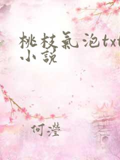 桃枝气泡txt小说