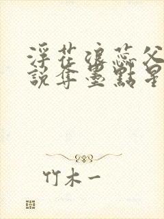 浮花浪蕊父女小说夺墨点星