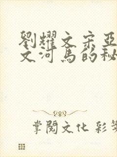 刘耀文宋亚轩车文河马的秘密河润滑油