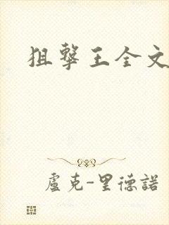 狙击王全文阅读