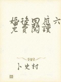 婚后回应六盲星免费阅读