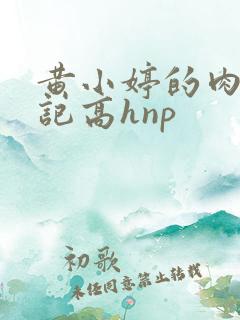 黄小婷的肉欲日记高hnp