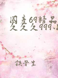 国产69精品久久久久999小说