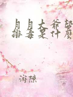 月月大爷帮你排排毒是什么书名