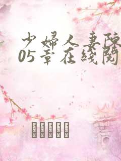 少妇人妻陈艳105章在线阅读