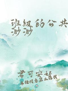 班级的公共玩具渺渺