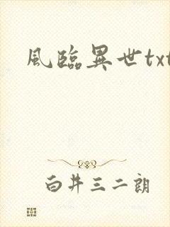 风临异世txt