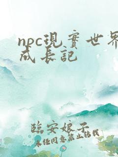 npc现实世界成长记