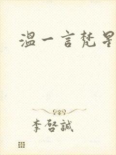 温一言梵星小说