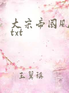 大宋帝国风云录txt