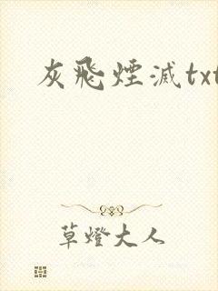灰飞烟灭txt