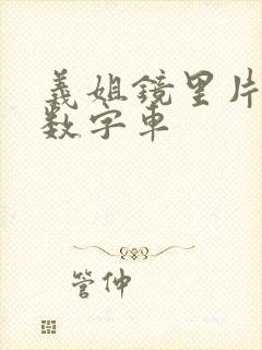 义姐镜里片微博数字车