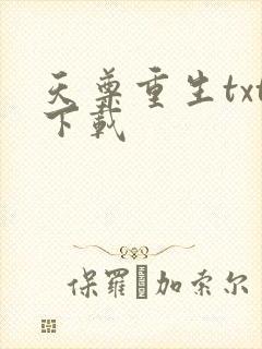 天尊重生txt下载