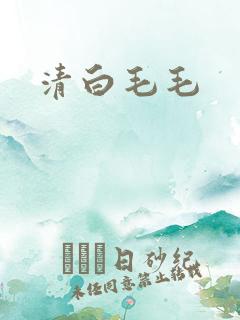 清白毛毛
