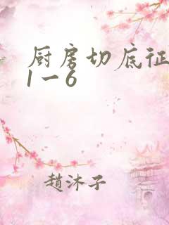 厨房切底征服岳1一6