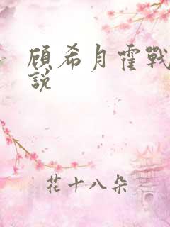 顾希月霍战霆小说