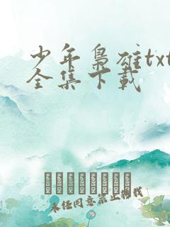 少年枭雄txt全集下载