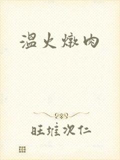温火炖肉