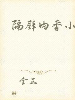 隔壁肉香小说