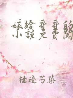 嫁给哥哥的情敌小说免费阅读