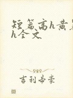 短篇高h黄暴辣h全文