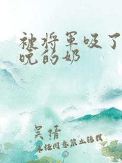 被将军吸了一整晚的奶