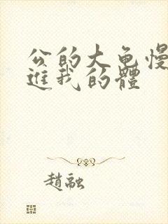 公的大龟慢慢挺进我的体