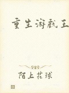 重生游戏王