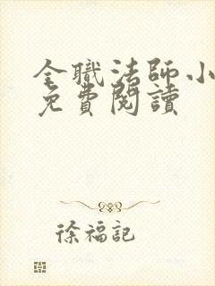 全职法师小说 免费阅读