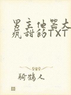 男主他器大活好疯甜的TXT