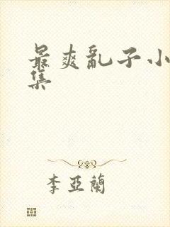 最爽乱子小说合集