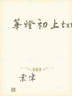 华灯初上txt