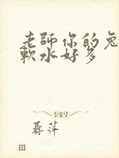 老师你的兔子好软水好多
