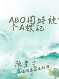 ABO同时被四个A标记