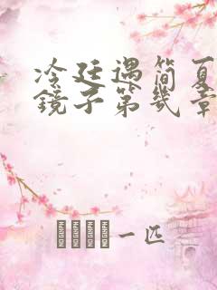 冷廷遇简夏对着镜子第几章