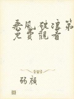 乘风破浪第五季免费观看