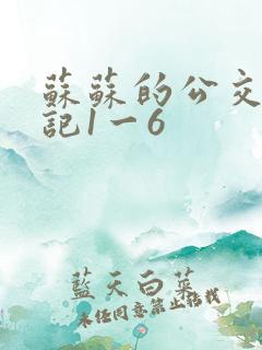 苏苏的公交车日记1一6