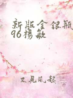 新版金银瓶1996杨敏