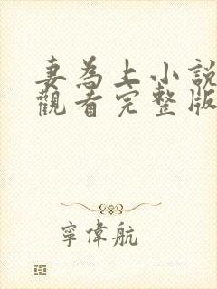 妻为上小说免费观看完整版笔趣阁